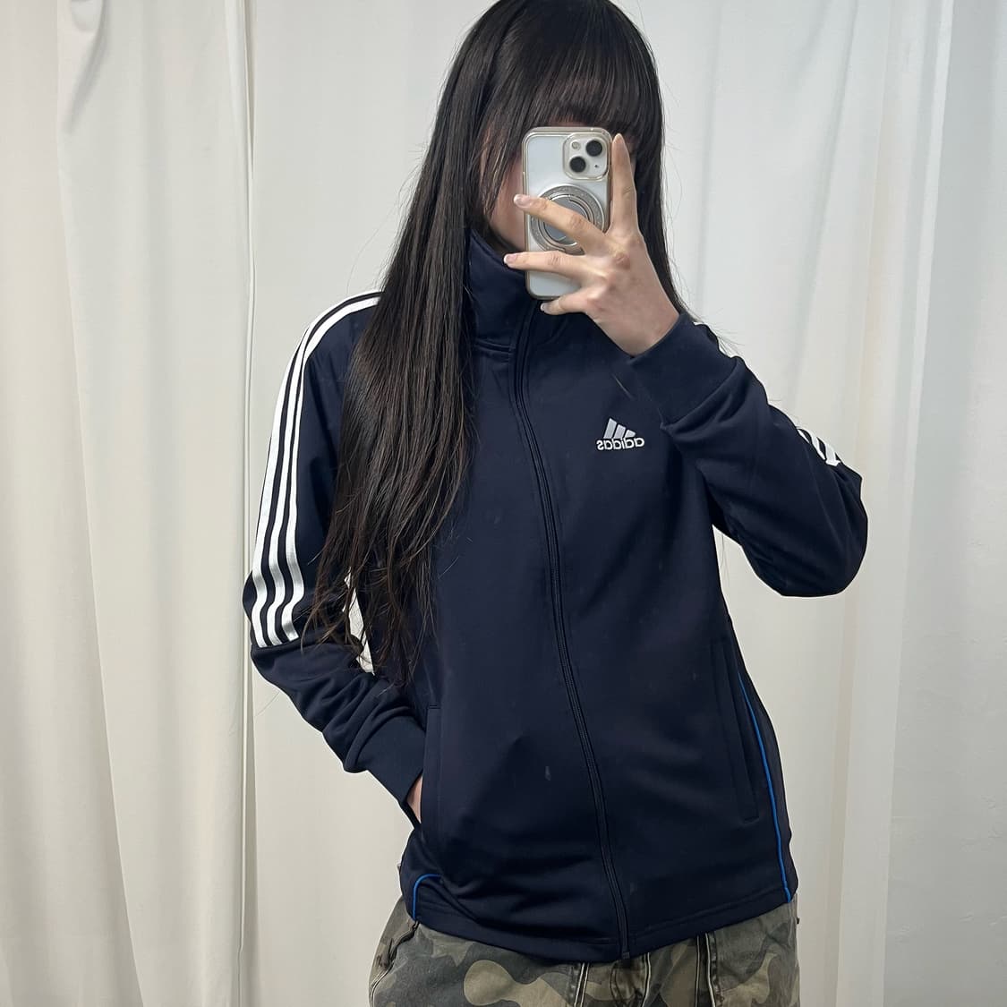 Adidas Navy Martial Arts Track Jacket 상품이미지1