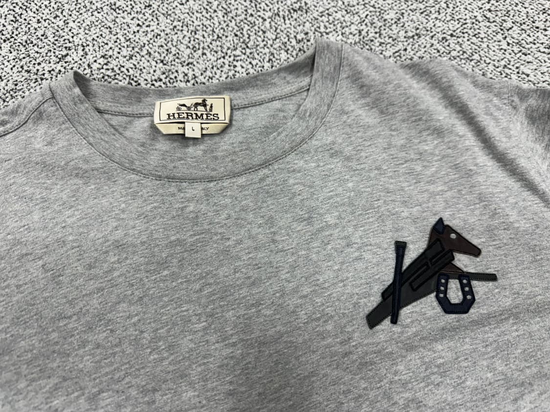 에르메스 홀스레더 반팔티  상품이미지2