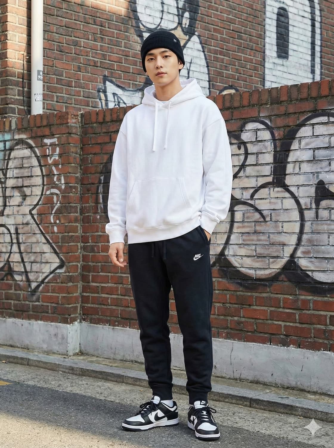 나이키 블랙 조거 트레이닝 바지_L 상품이미지1