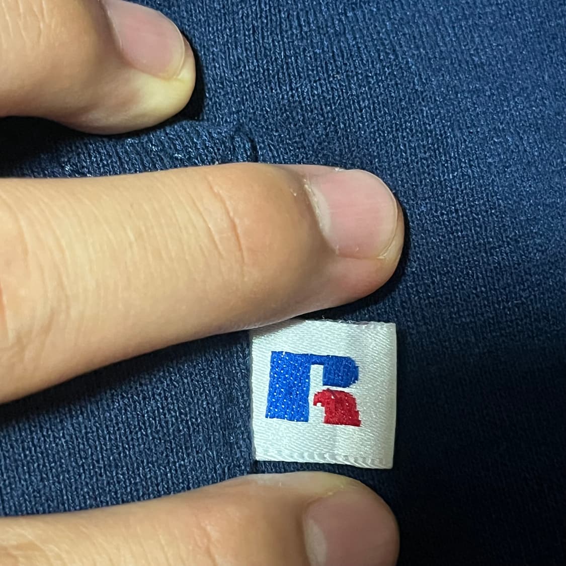 러셀 후드집업 네이비 made in usa 상품이미지5