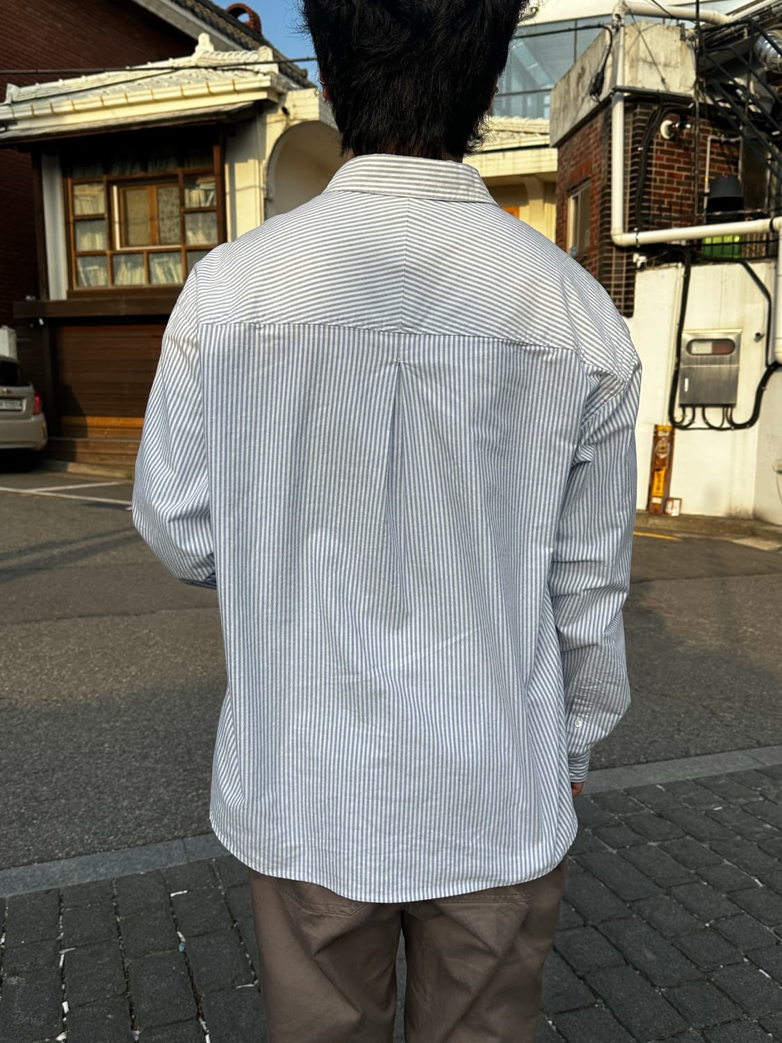 홀리선 Jane Oxford Stripe Shirt 상품이미지8