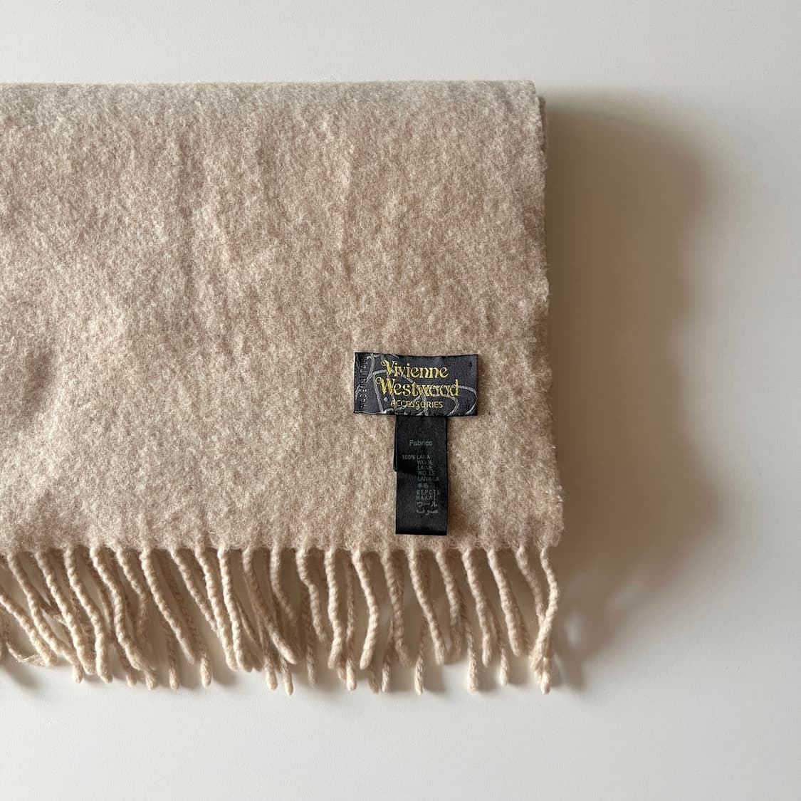 VIVIENNE WESTWOOD wool 100% Muffler 이태리제 상품이미지6