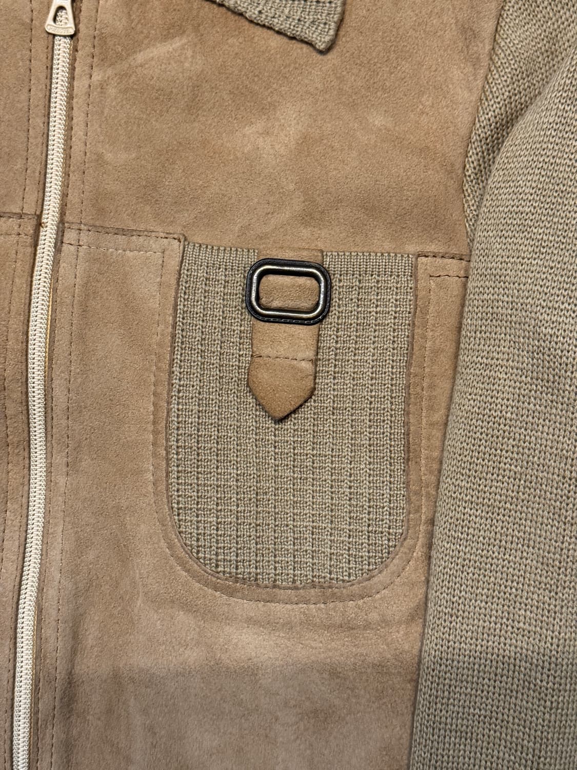 S-M ) VINTAGE French Suede Blouson 상품이미지7