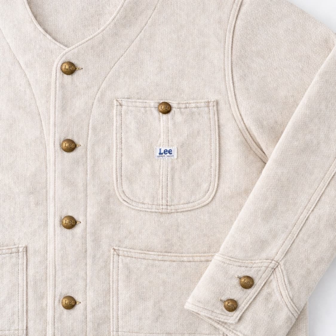 Lee x Beams 노카라 커버올 자켓 상품이미지3
