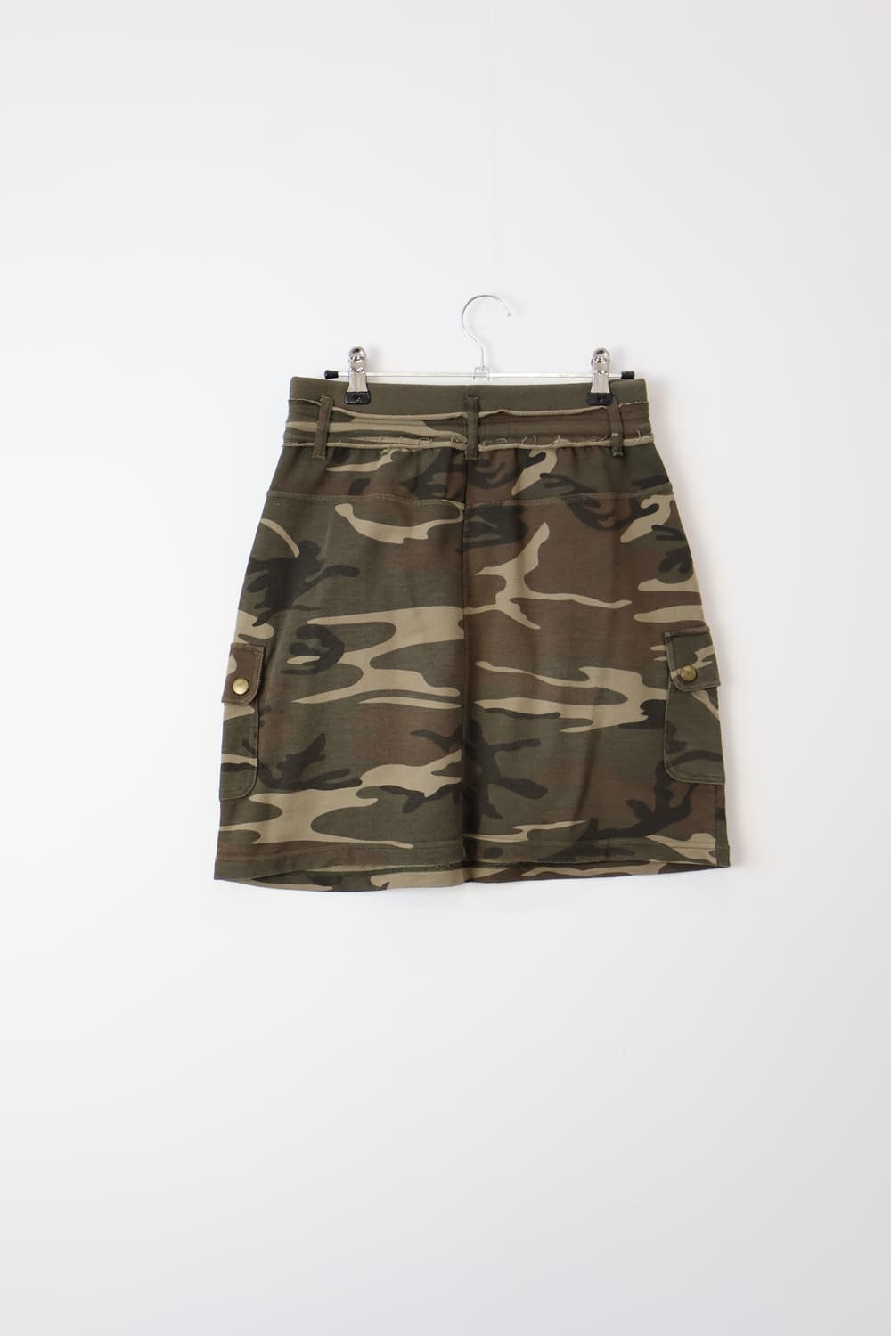 Jpn Camo Cargo Pocket A-Line Skirt 상품이미지5