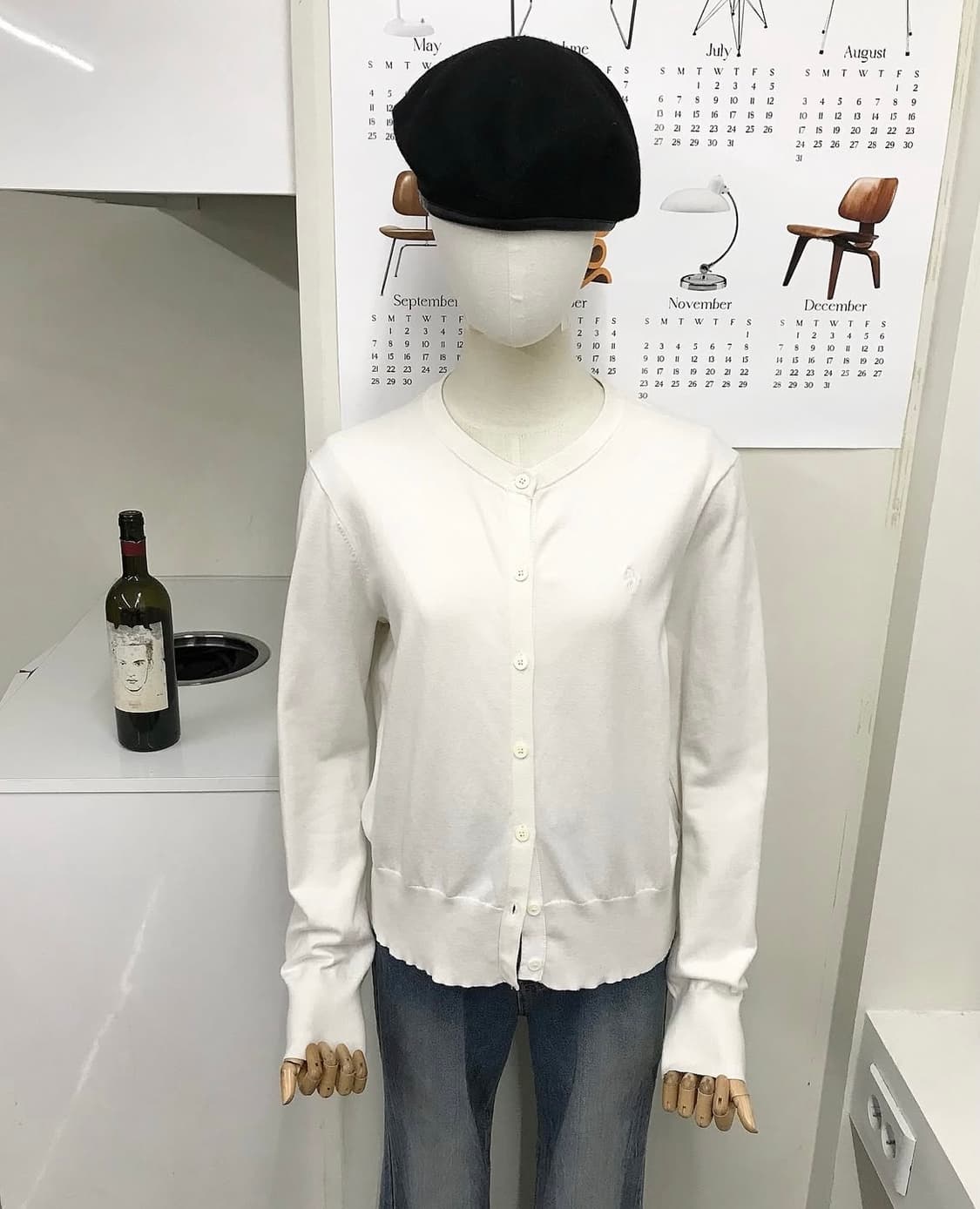 폴로 라운드 가디건 상품이미지7