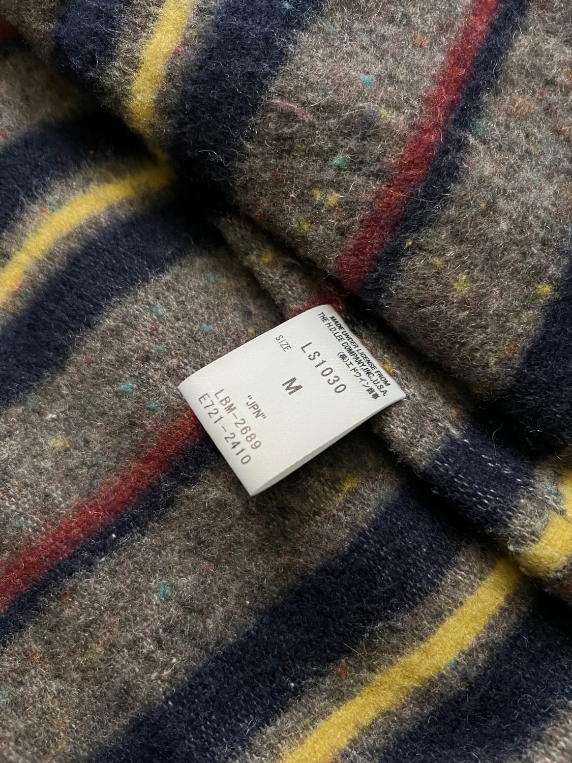 [S]Lee 해리스트위드 스톰라이더 블랭킷 울 트러커 자켓 상품이미지6