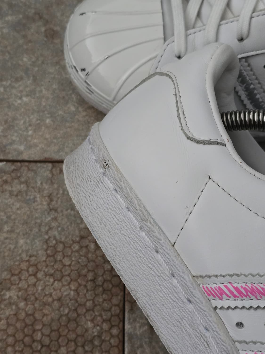 (240)아디다스 슈퍼스타 80s 메탈토 커스텀 상품이미지8