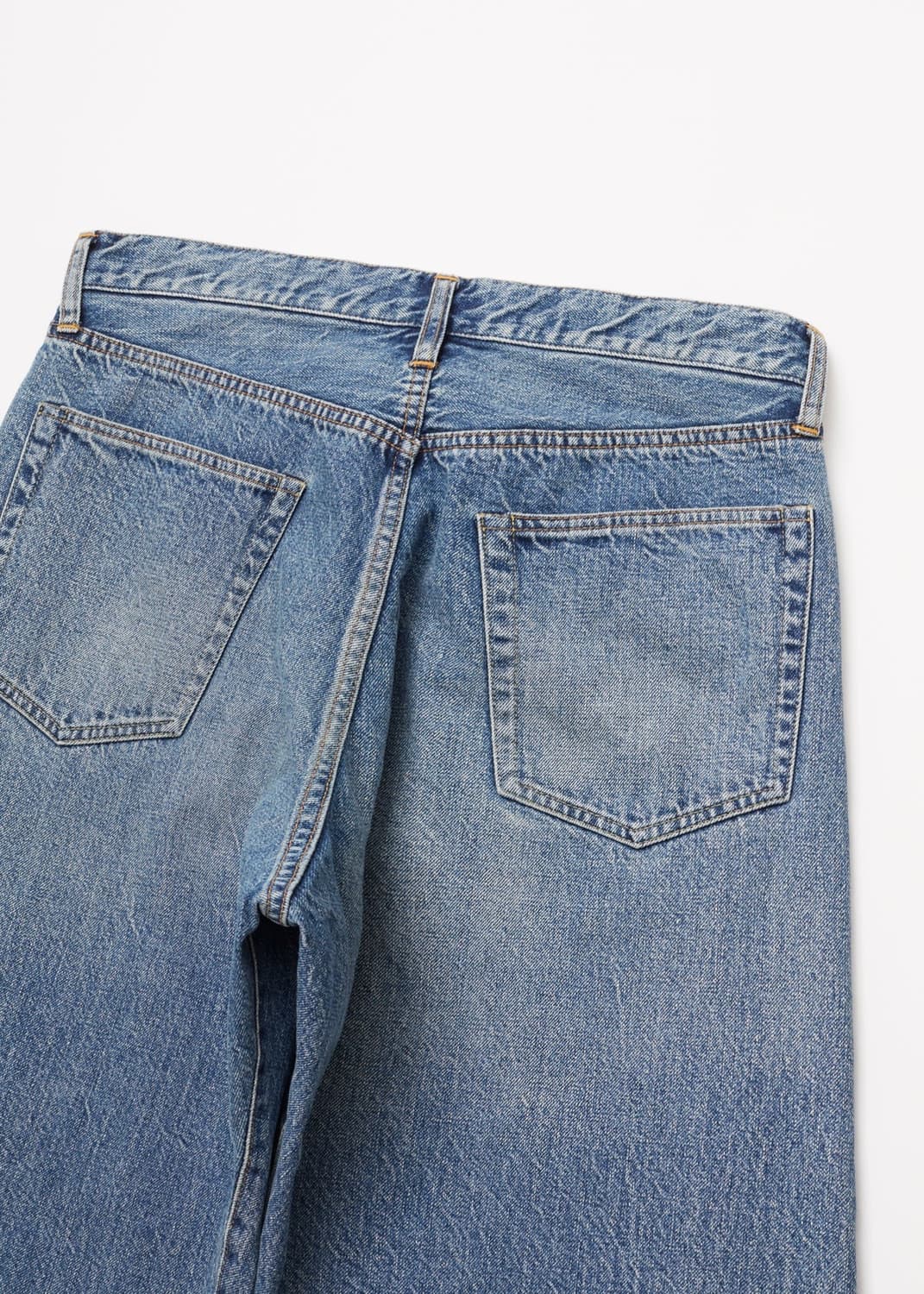 울테리어 빈티지 워시드 셀비지 데님 5p 팬츠 상품이미지5