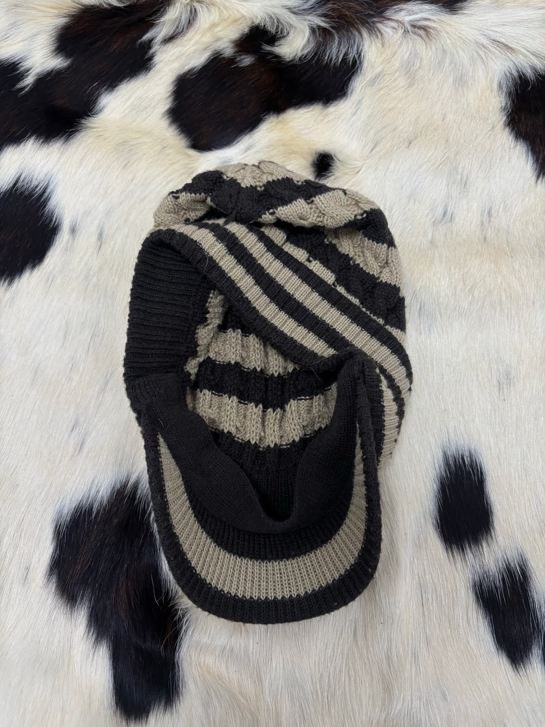 2000s Stipe Knit Cap 상품이미지4