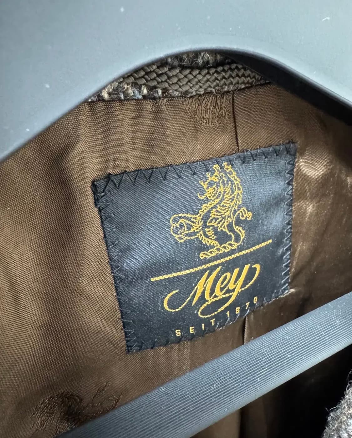 독일제 빈티지 MEY 해리스트위드 헤링본 블레이저 스포츠코트 자켓 상품이미지4