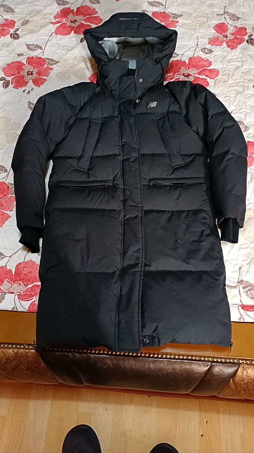 뉴발란스 구스롱패딩 S 여성55 가슴54 기장95 상품이미지1