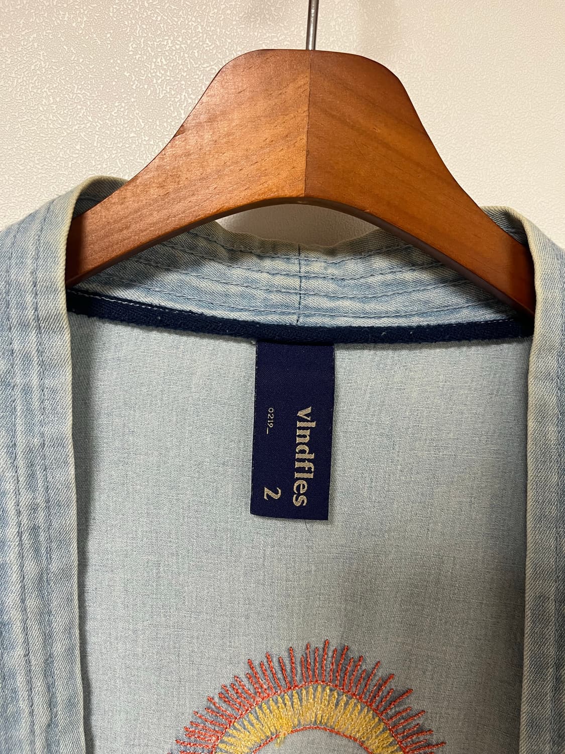 블라인드파일즈 카카시 데님 셔츠 자켓 상품이미지3