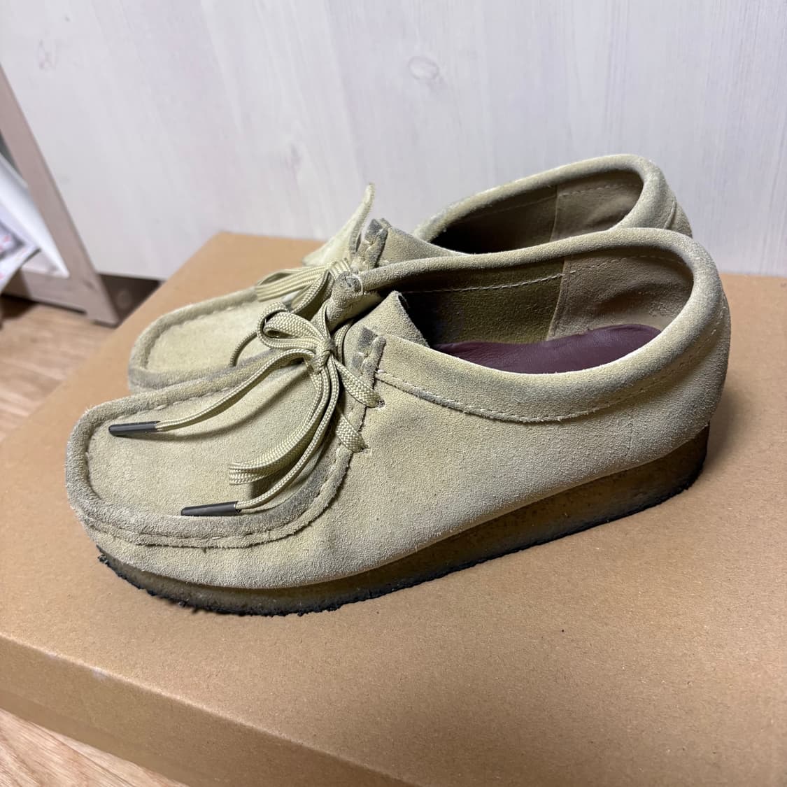 클락스 왈라비 메이플 스웨이드 상품이미지4