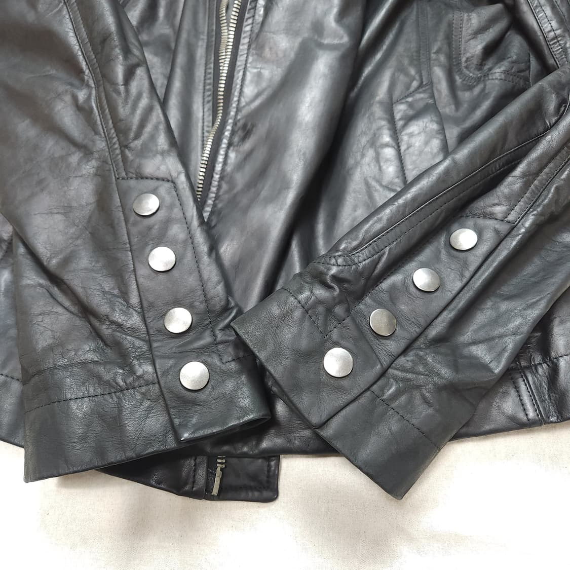 [52] 13FW 릭오웬스 바우하우스 송아지 가죽자켓 상품이미지7