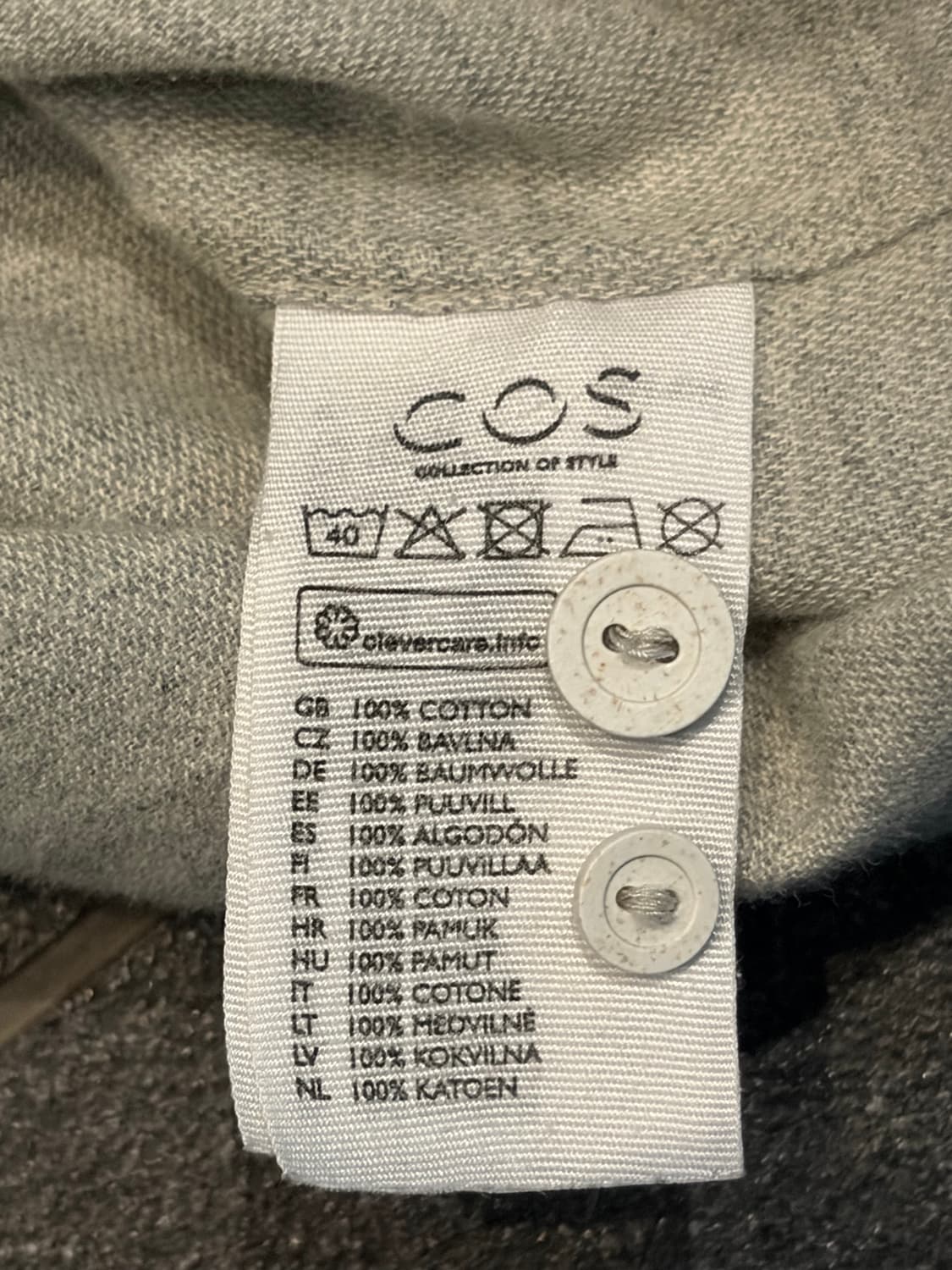 COS / 코스 핸리넥  티셔츠 상품이미지4