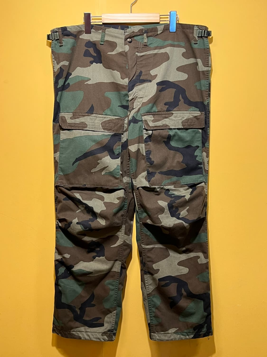 80s [38] 우드랜드 카모 MOPP 군납 카고 팬츠 US ARMY 상품이미지1