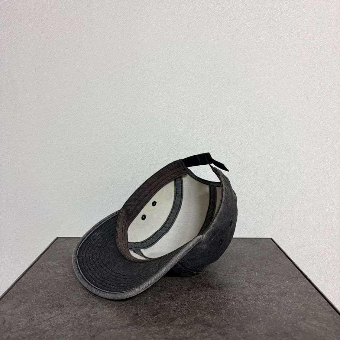 (OS) 슈프림 박스로고 캠프캡 모자 워시드 캔버스 블랙 상품이미지6