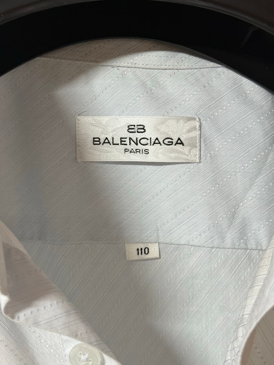 90‘s Balenciaga 아카이브 자수로고 반팔셔츠 110 상품이미지6