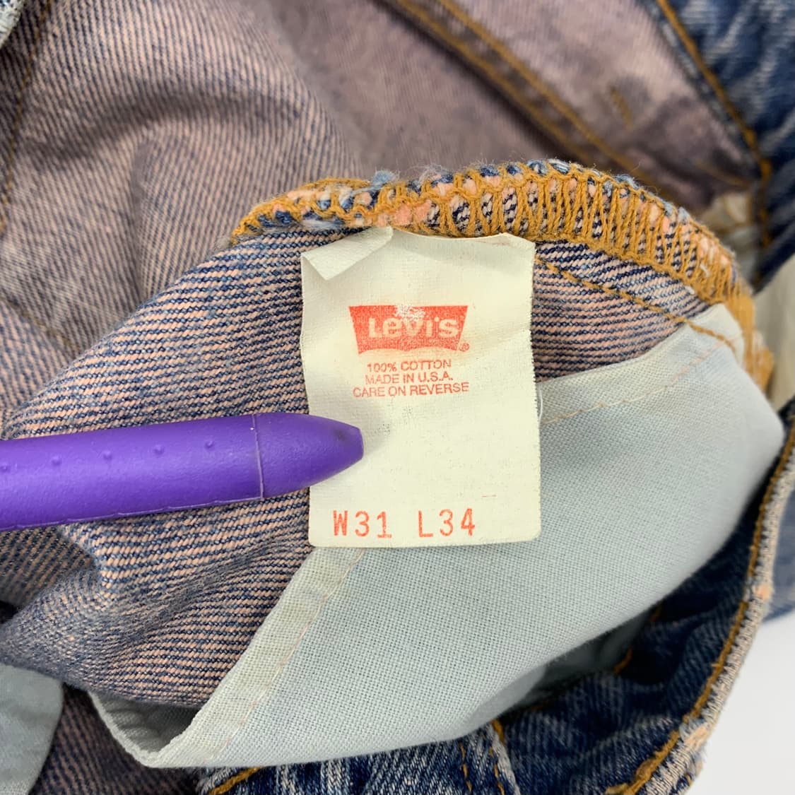 [31x34] 90s 리바이스 517 데님 팬츠 상품이미지9