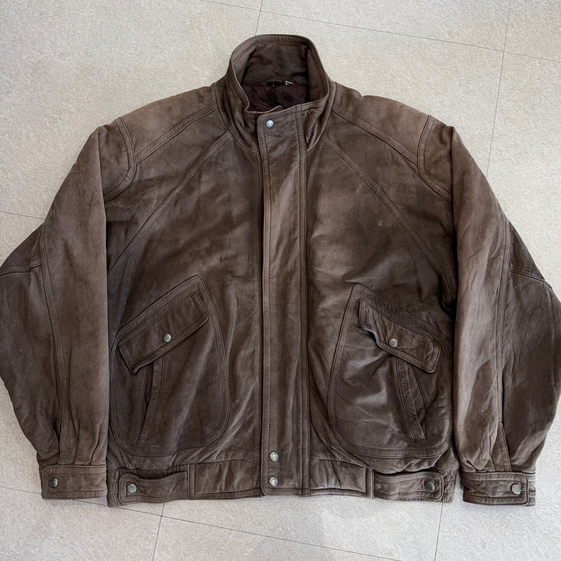 라운드트리앤요크 리얼 레더 자켓 상품이미지1