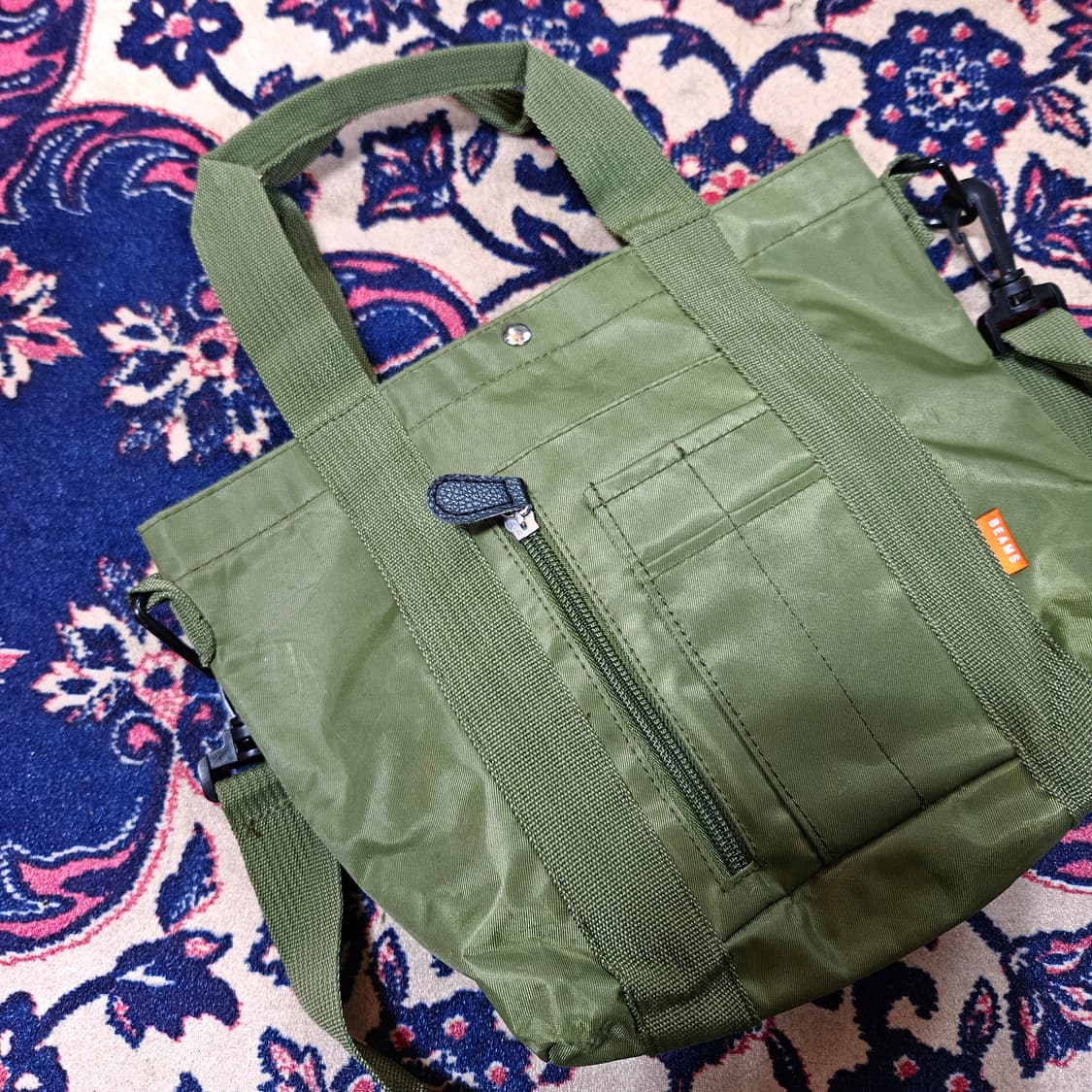 빔즈(BEAMS) 2016's  MA-1 카키 미니 투웨이백 상품이미지5