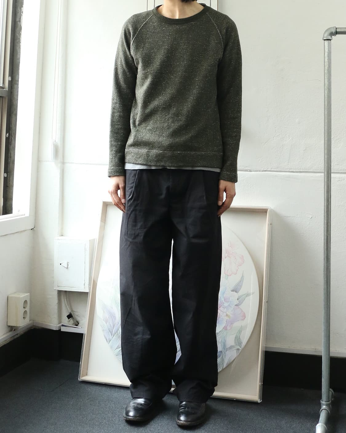 MHL 그린 울 니트  상품이미지2