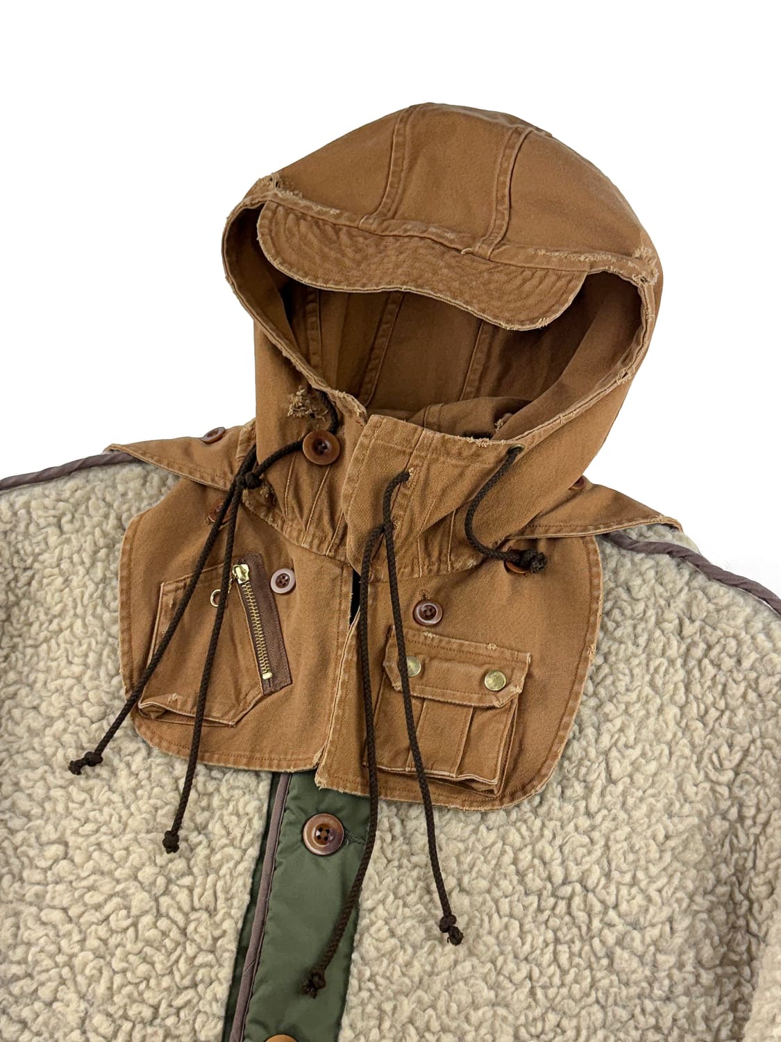 컬러비콘 빅 보아 블루종 자켓 상품이미지3