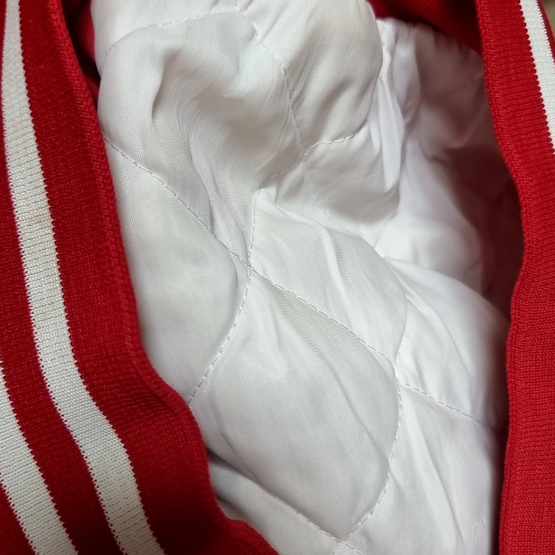 90susa생산 Loeks Theatres 빨간색 야구 점퍼(90) 상품이미지4