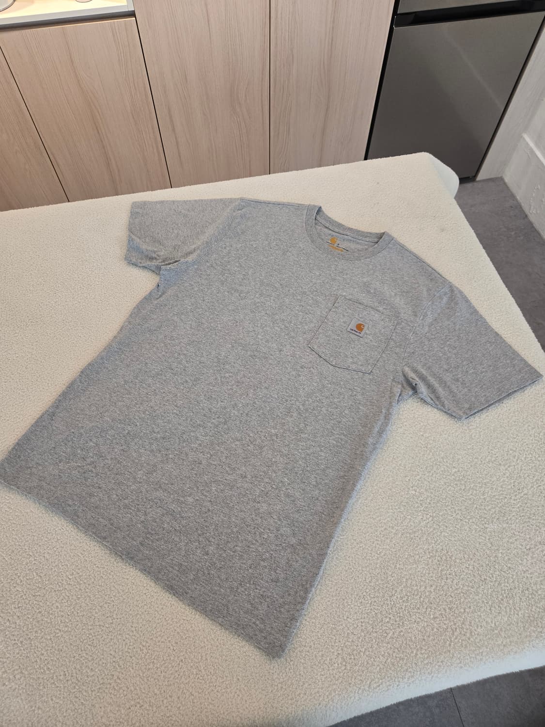 칼하트 포켓 반팔티 그레이 S 상품이미지1