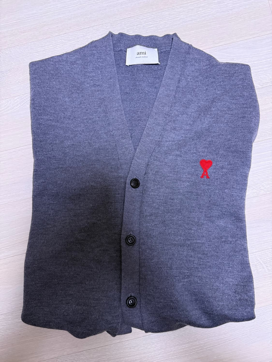 AMI 울 가디건 그레이 L 팝니다 상품이미지1