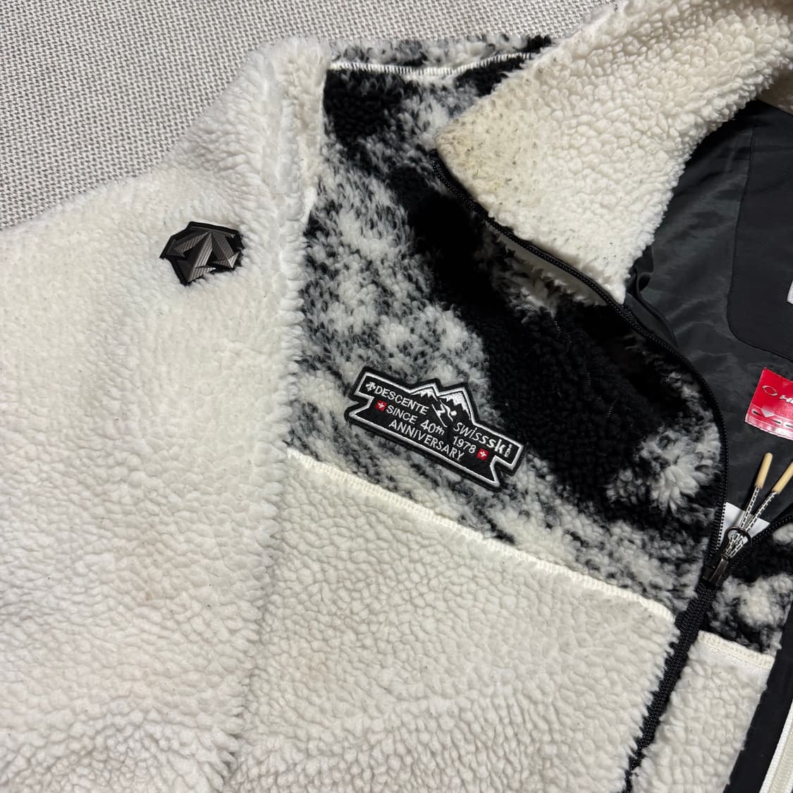 데상트 스위스 스키 40주년 플리스 자켓 상품이미지3