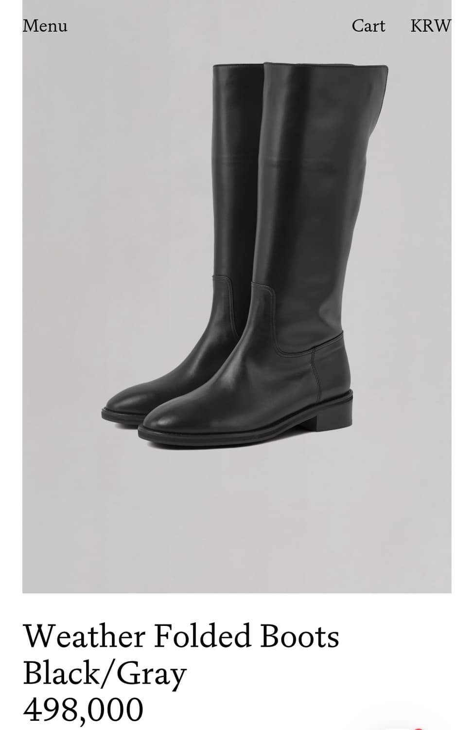 더일마 가죽 롱부츠 상품이미지9