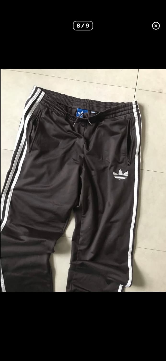 아디다스 초코 브라운 삼선 트레이닝 바지  상품이미지6