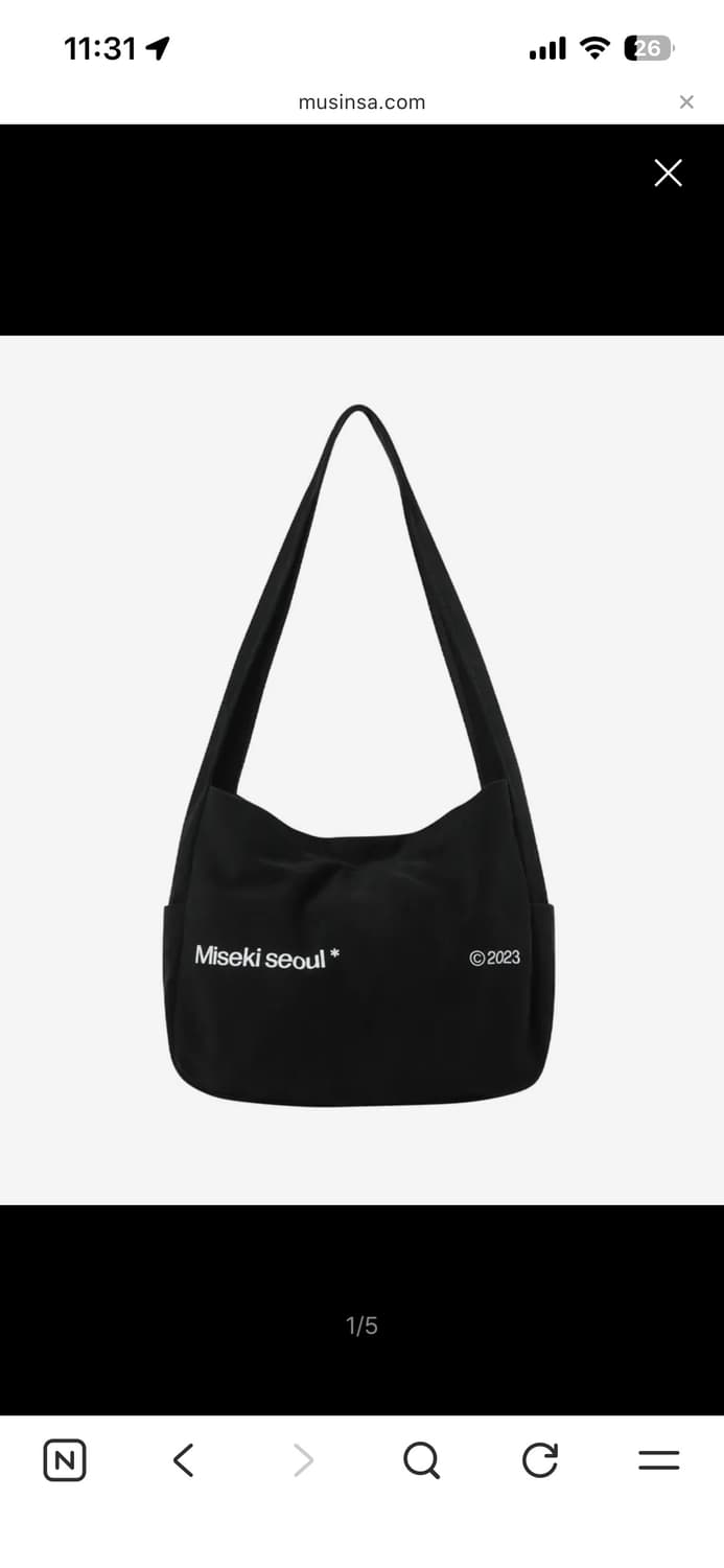 미세키서울 빅크로스백 상품이미지1