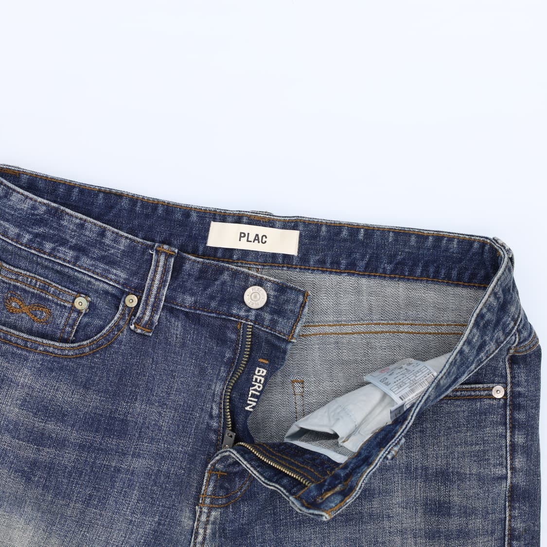 [M32] 플랙 워싱 데님팬츠 일자 청바지  0119H2 상품이미지3