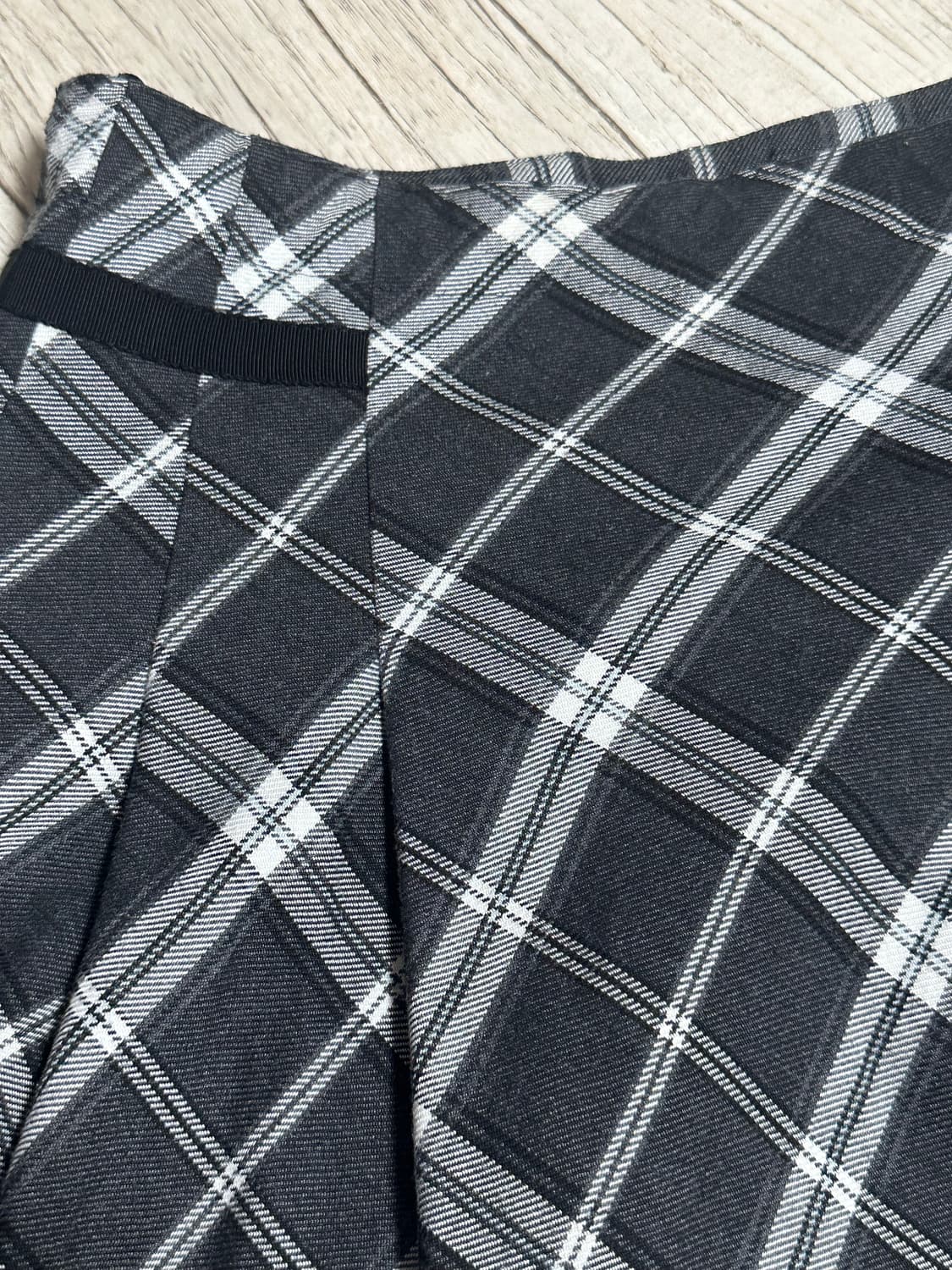 체크 플리츠 스커트 상품이미지3