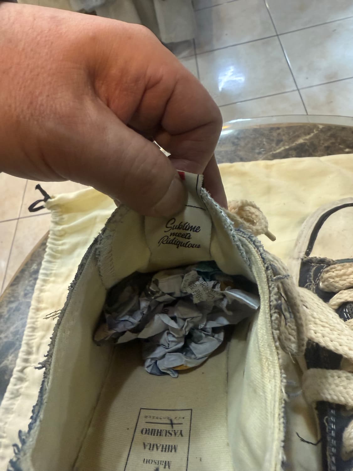 41/260 정품 메종 미하라야스히로 피터슨 팝니다 상품이미지7