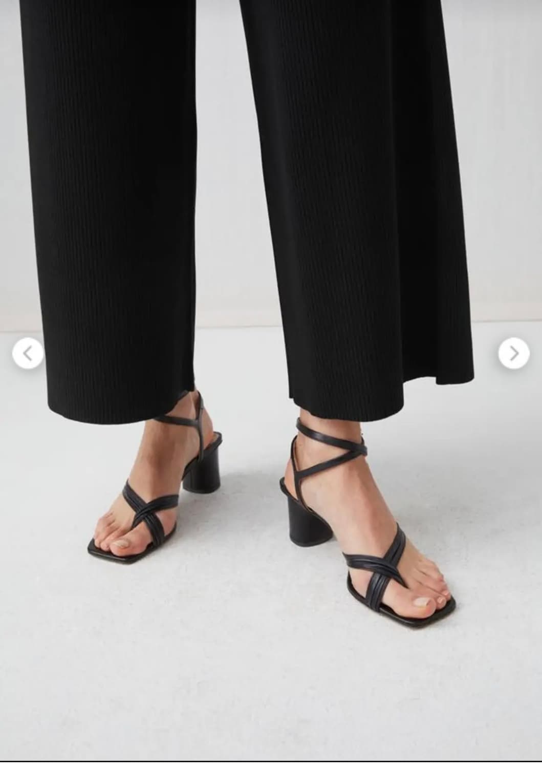 Arket mid heel sandals 아르켓미드힐 샌들 36size 상품이미지7