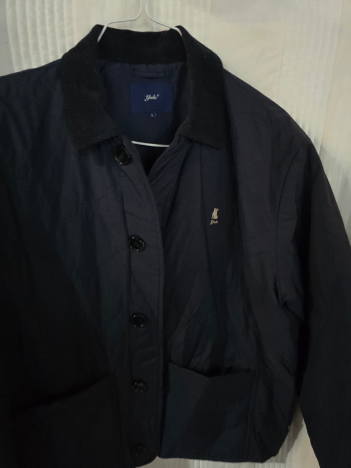 예일 네이비 퀼팅 경량자켓 상품이미지1