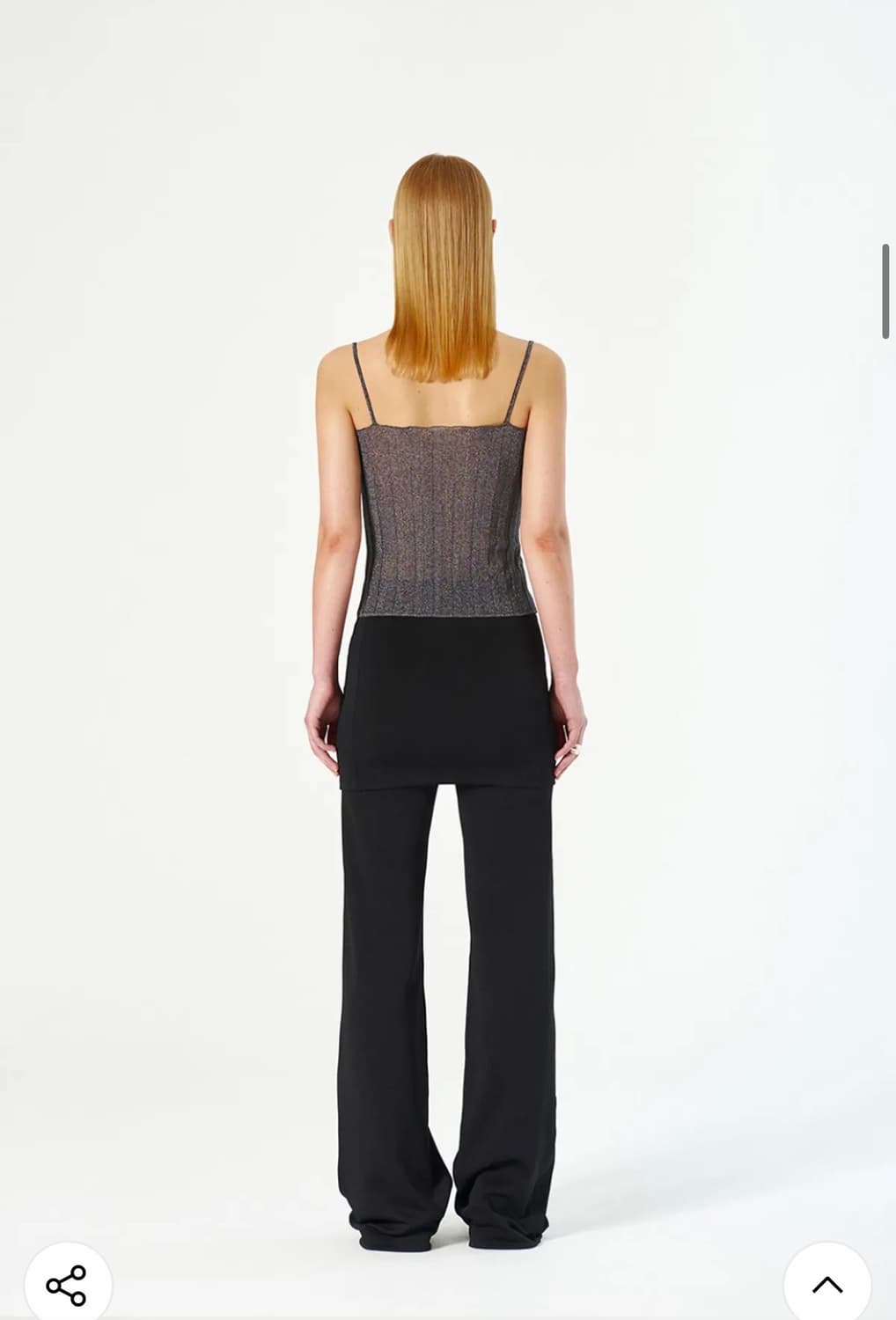 다이애그널) Glittering Pleats Knit Camisole 상품이미지3
