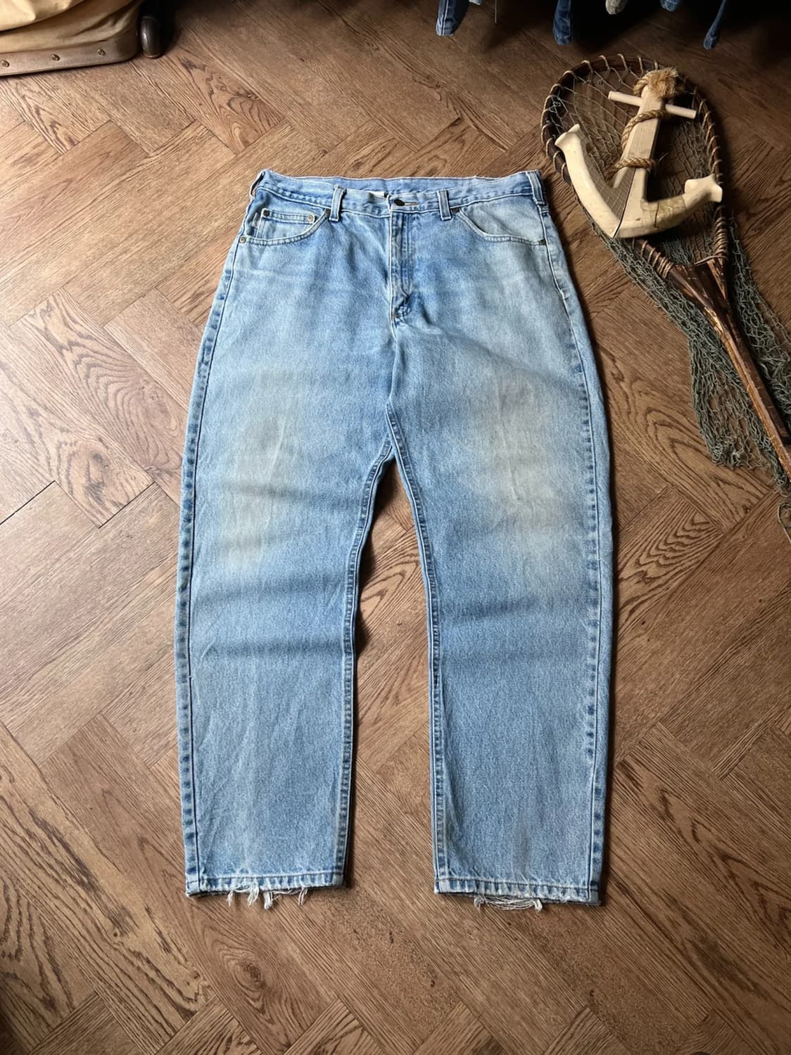 [36]칼하트 USA B17 워크 데님 팬츠 상품이미지1