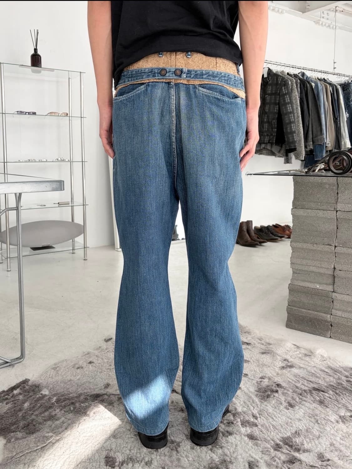 캐피탈 멀티 버튼 데님 팬츠 상품이미지2