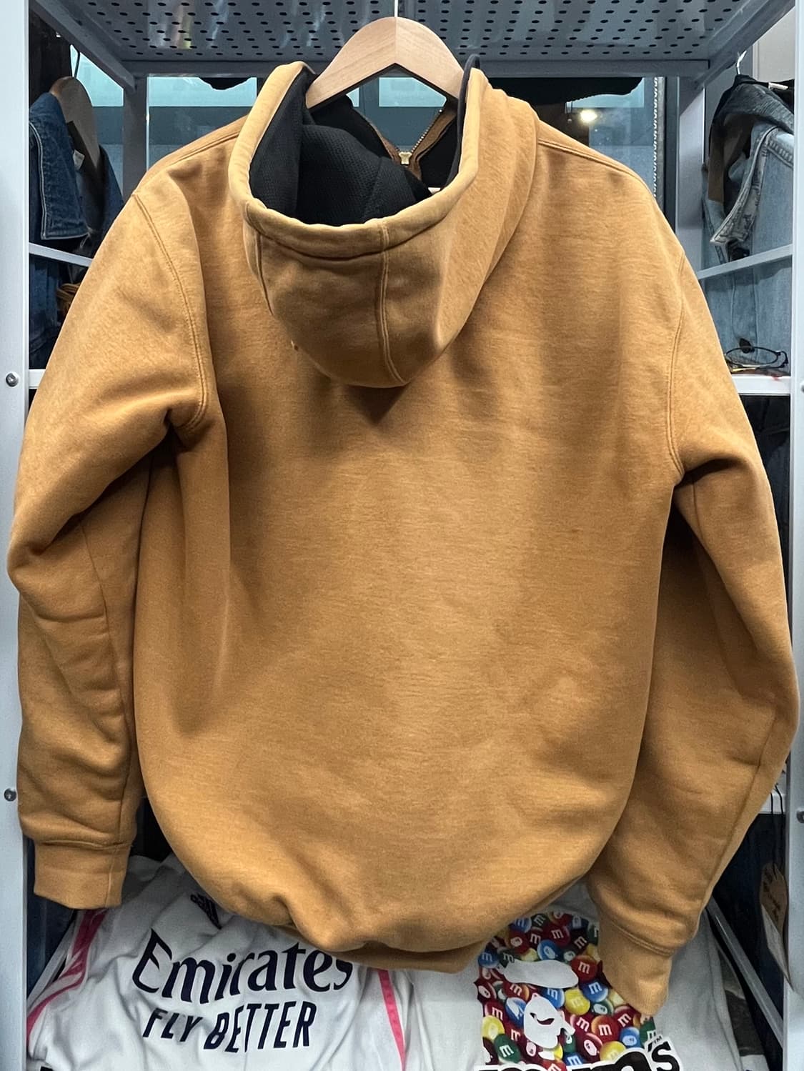 칼하트 브라운 써멀 후드집업 상품이미지4