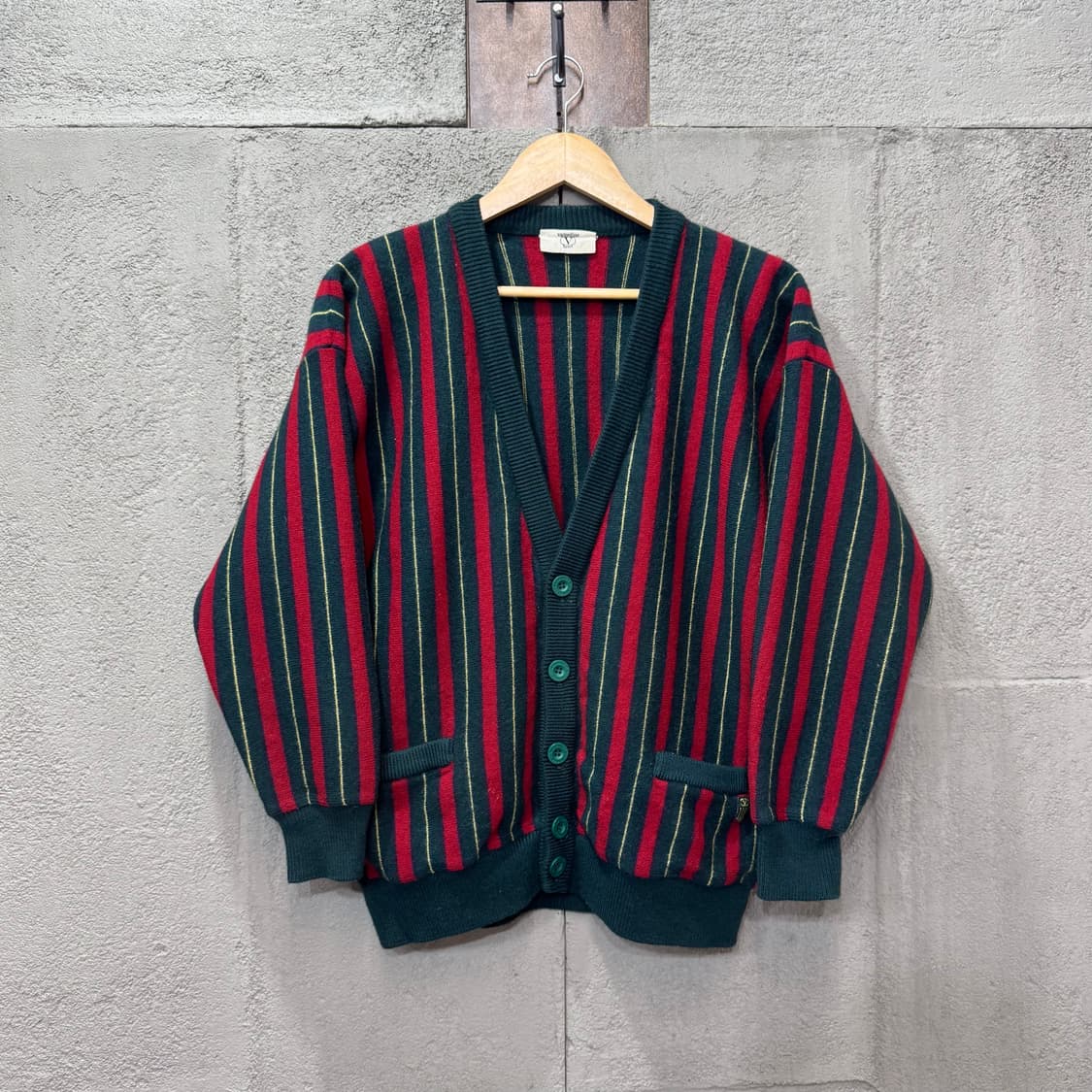 80s 발렌티노 버진울 가디건 made in ITALY (S) 상품이미지1