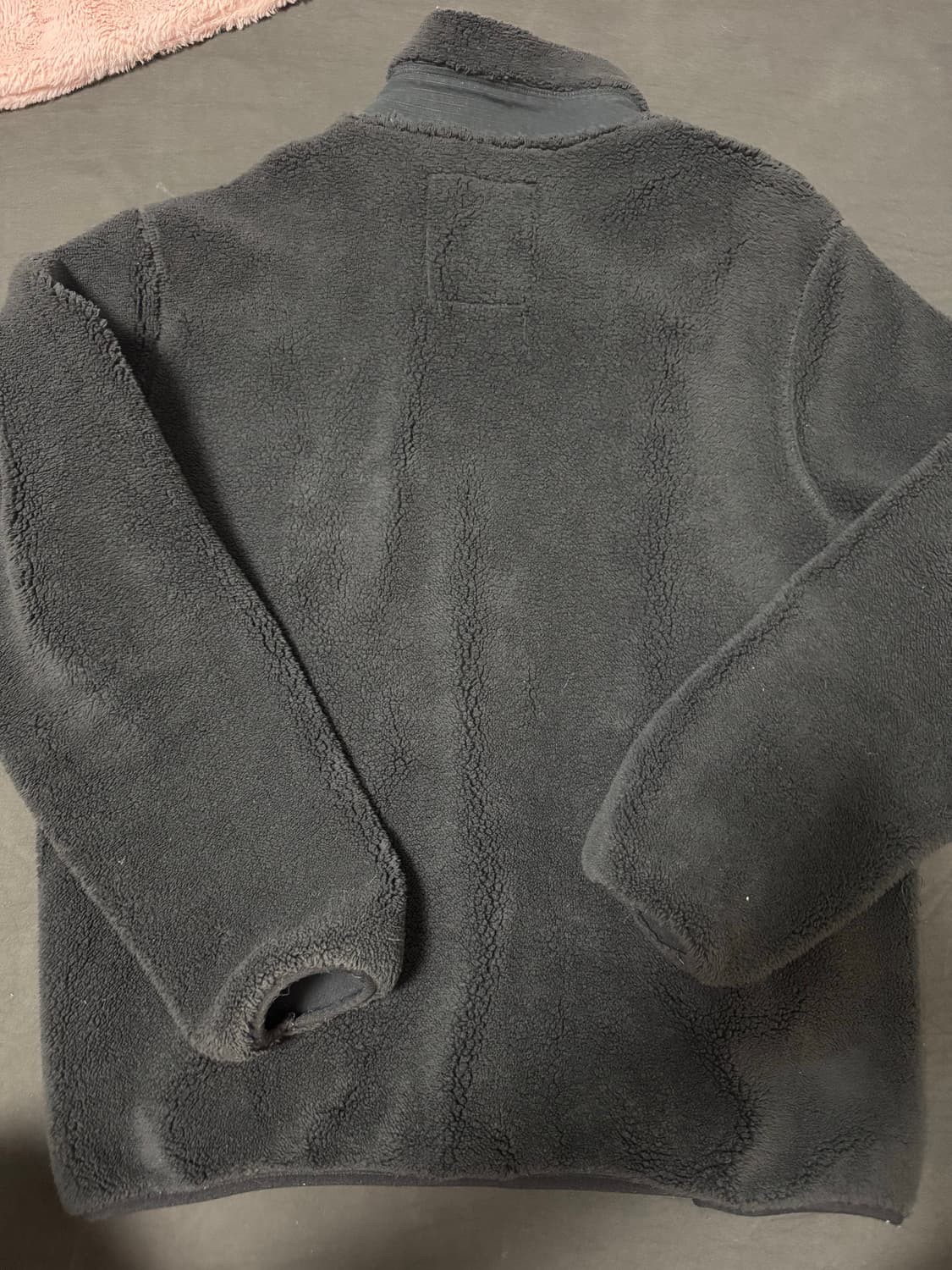 정품5회착용 데우스 엑스마키나 후리스 플리스 자켓 XL 블랙 상품이미지4