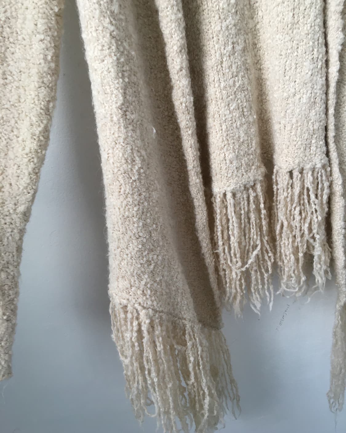 Fringe point open knit cardigan 상품이미지5