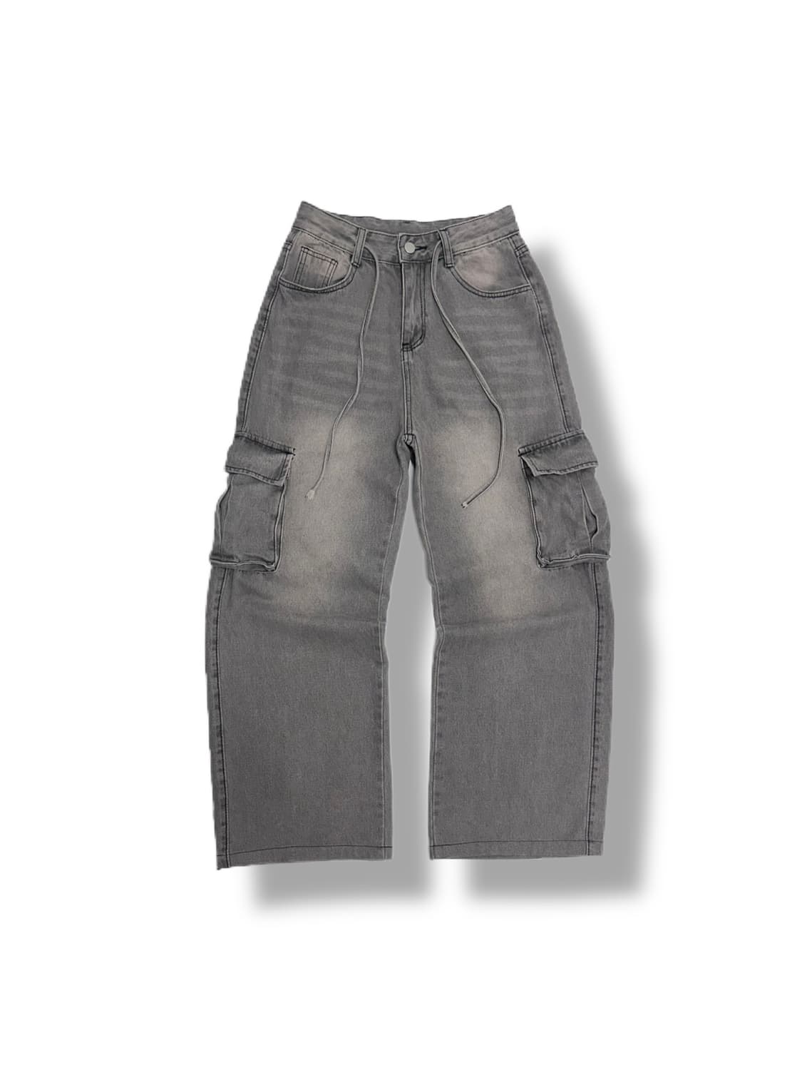 빈티지 워싱 카고 데님팬츠 상품이미지1