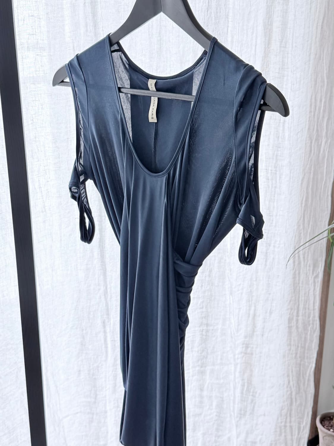 balenciaga 2004 cut out drape top 상품이미지1