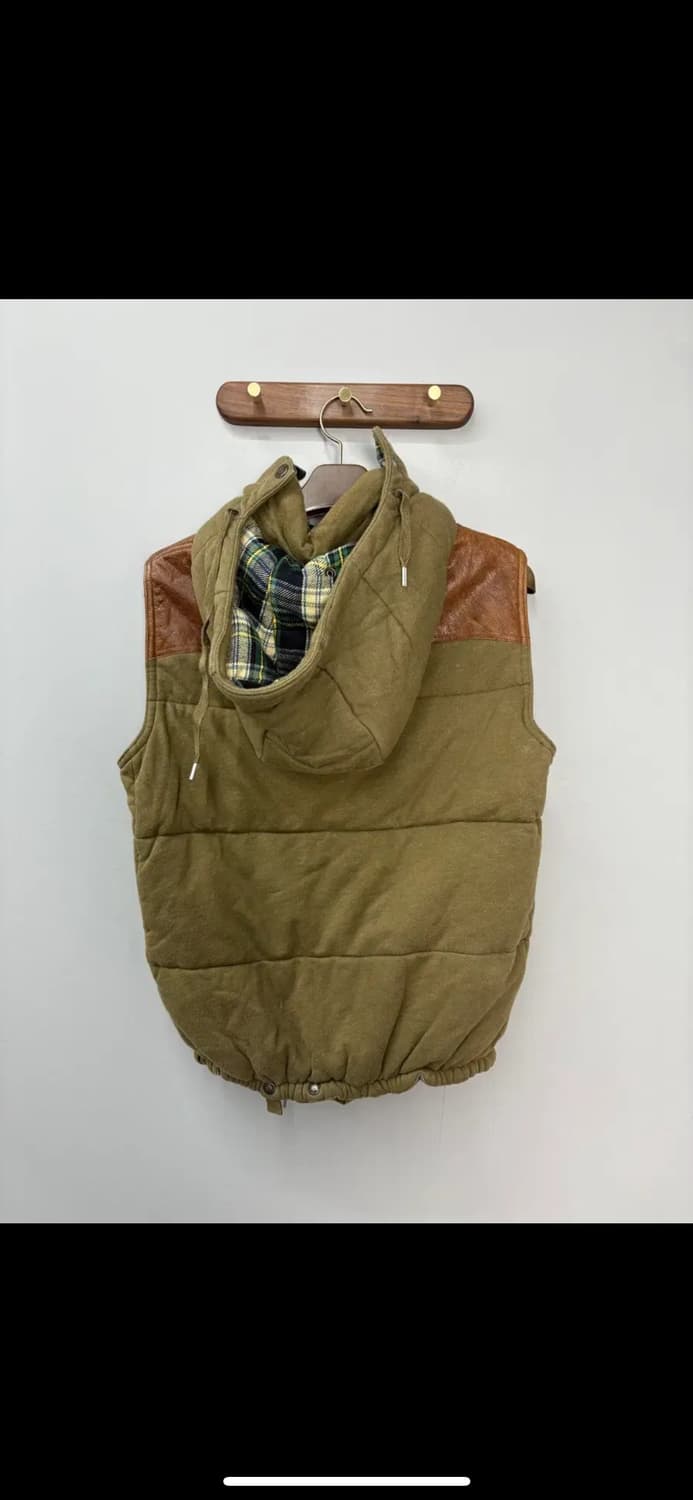 폴로랄프로렌 브라운레더 히든 후드 패딩 조끼 베스트 H1405 상품이미지6